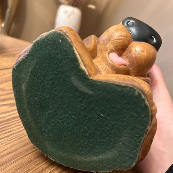 Vintage Brown Crying Basset Hound Mid Century Modern Ceramic Figurine MC… - Picture 9 of 11